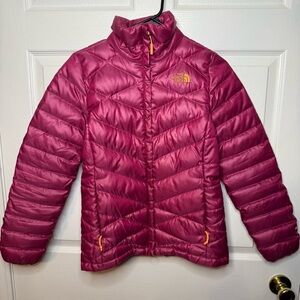 The North Face Women’s Pink Shiny Quilted Puffer Jacket Size XS GUC
